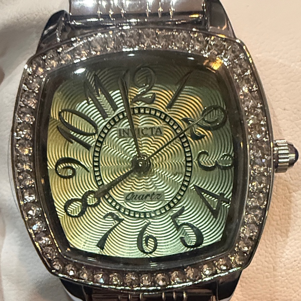 #64 Invicta Wildflower women’s Watch 31mm Steel, Mint Green Dial